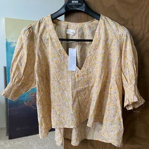Urban Outfitters NWT boho peasant blouse shirt M